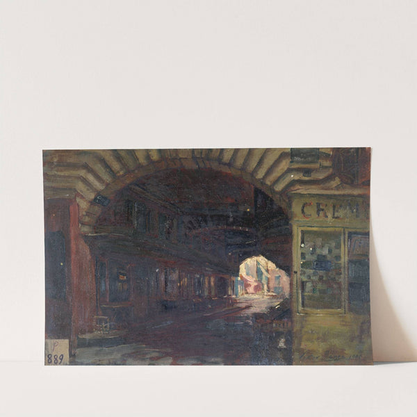 Entrée du cloître Saint-Honoré, rue des Bons-Enfants by Victor Marec