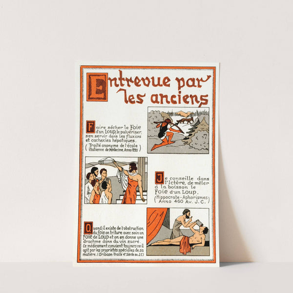 Entrevue par les anciens