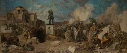Entry of Sultan Mehmed II in Constantinople — size preview