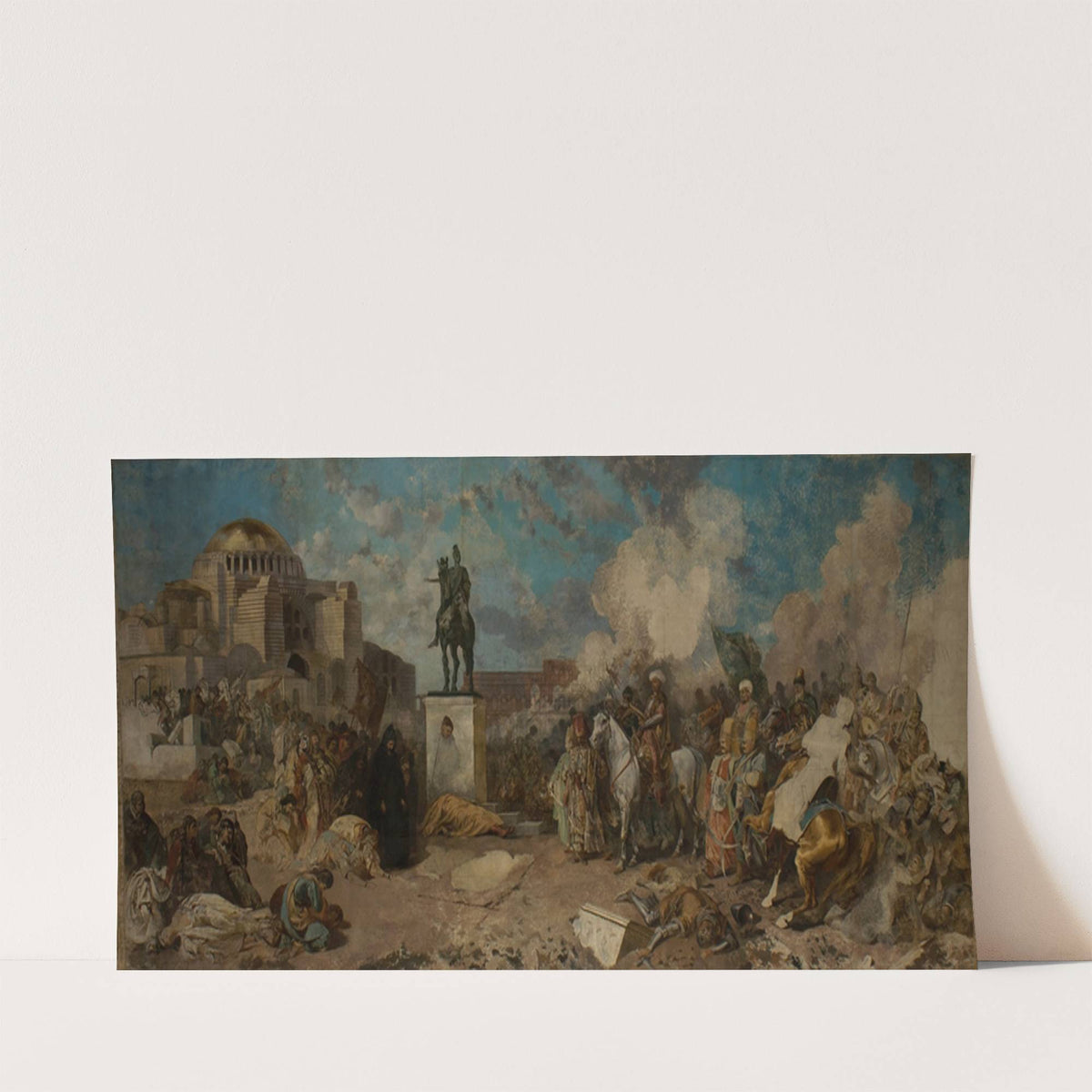 Entry of Sultan Mehmed II in Constantinople (1874-1884) by Stanisław von Chlebowski