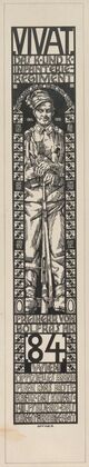 Entwurf eines ‘Vivatbandes’ für das Infanterieregiment Nr. 84 (1916)