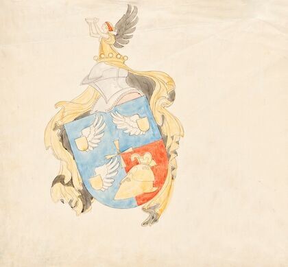 Entwurf für ein Familienwappen (1912)