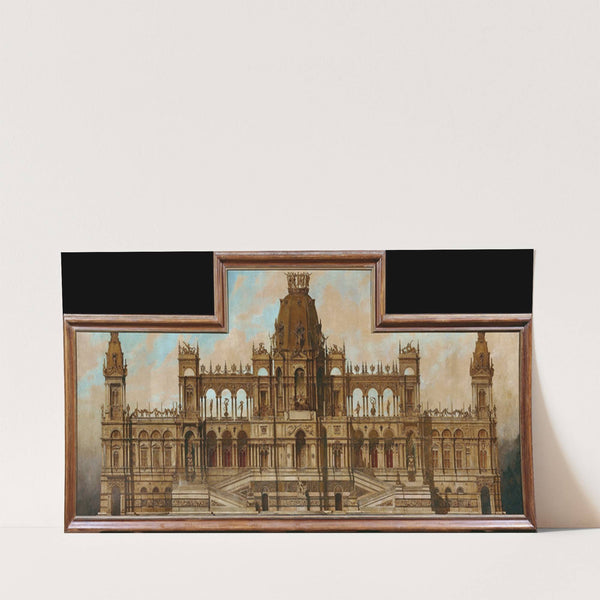 Entwurf für einen Palast; Fassade (1883) by Hans Makart