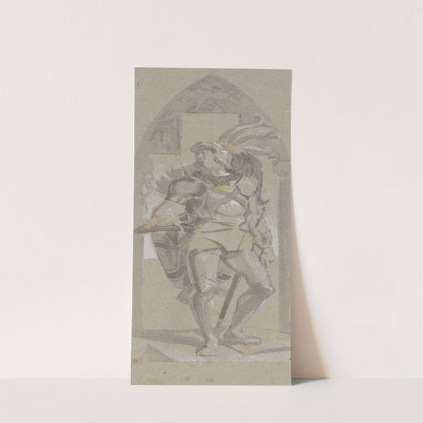 Entwurf zum Bild Kaiser Maximilians I. im Frankfurter Römer by Alfred Rethel