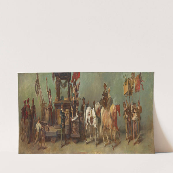 Entwurf zum Festzug 1879 &#8211; Die Tischler, Drechsler und Binder (1879) by Hans Makart
