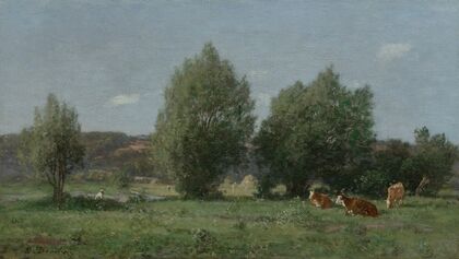 Environs d’Honfleur, paturage (circa 1854-1857)