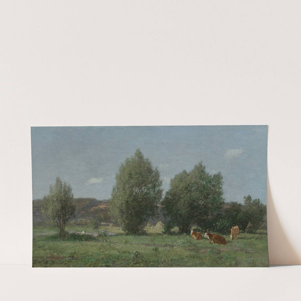 Environs d’Honfleur, paturage (circa 1854-1857) by Eugène Boudin