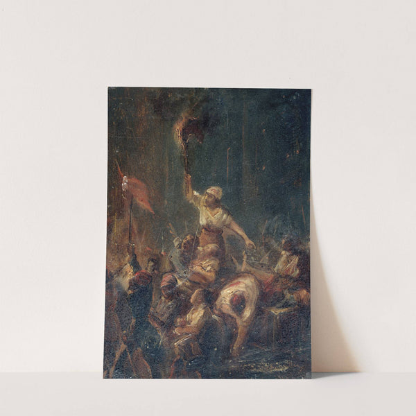 Épisode de la nuit du 23 au 24 février 1848 by Charles Raymond Chabrillac