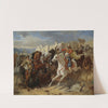 Episode from Austro-Turkish wars, sketch by Stanisław Chlebowski