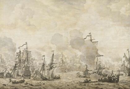 Episode from the Battle between the Dutch and Swedish Fleets in the Sound, 8 November 1658 (1658 - 1693)