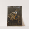 Equestrian portrait of Stanisław Kostka Potocki by Jacques Louis David