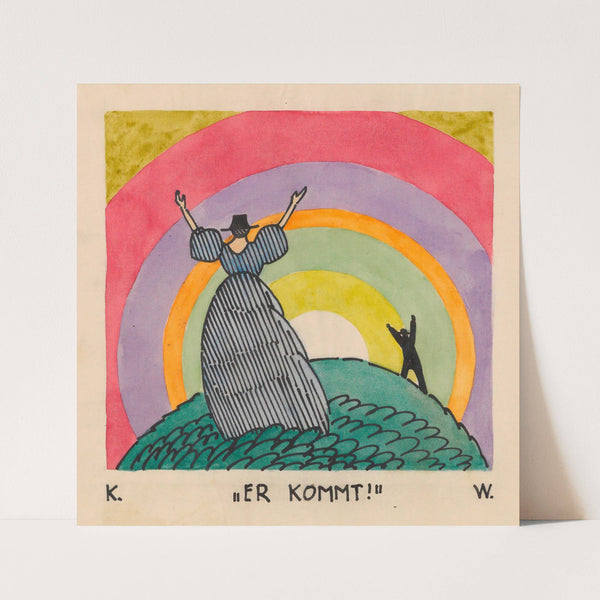 Er kommt! (around 1921) by Karl Wiener