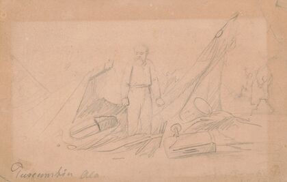 Erdelmeyer in trouble, Camp King, Tuscumbia, Ala.