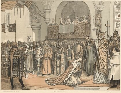 Erik af Pommerns kroning (The coronation of Eric of Pomerania) — size preview