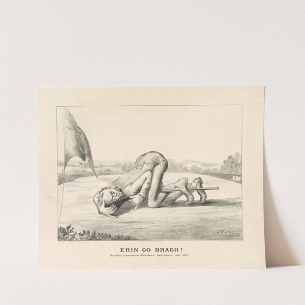 Erin Go Bragh!; The great international rifle match, Dollymount, July 1875 (1875) by Currier & Ives.