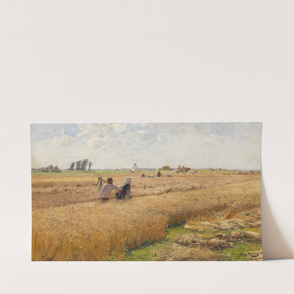 Erntefeld am Niederrhein (1900) by Hugo Mühlig