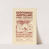Eröffnungsausstellung Wiener Kunsthalle, I. Zedlitzgasse 6 – Plakat (1938) by Buchdruckerei M. Reitner