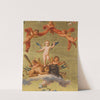 Eros defeats war, strength and ferocity by Fedele Fischetti