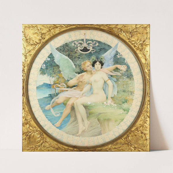 Eros et Psyche by Guillaume Dubufe