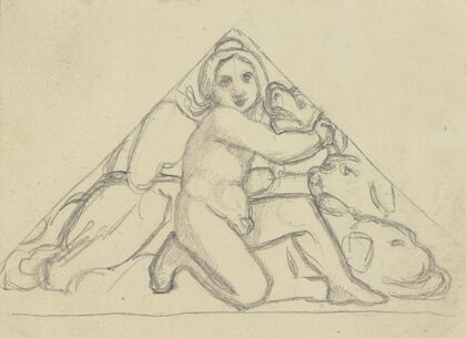 Erot with Cerberus