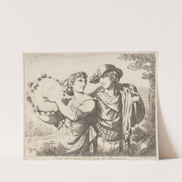 Esca ad Amor e il suon de Baccanali (1801 - 1835) by Bartolomeo Pinelli