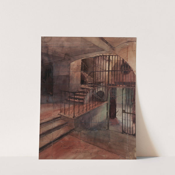Escalier de prison by Georges Cain