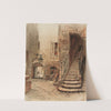 Escalier et cour du 22, rue Chanoinesse (1915-1945) by Charles Jouas