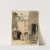 Escalier et cour du 22, rue Chanoinesse (1915-1945) by Charles Jouas
