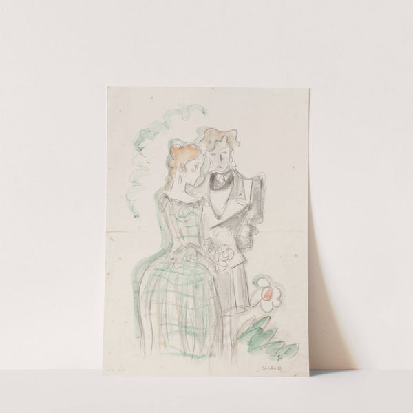 Escena romántica (1926-1928) by Rafael Barradas