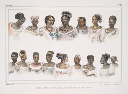 Esclaves nègres, de différentes nations