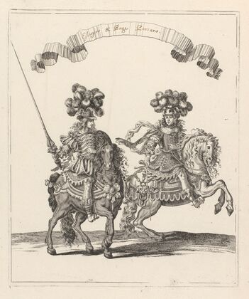 Escuyer et page Persans (1670)