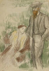 Esquisse pour un portrait de M. et Mme. Louis Rouart