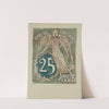 Esquisses de timbres pour un concours – 25 centimes by Pierre Roche