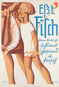 Eßt mehr Fisch! Dann bleibt ihr schlank, gesund u. frisch!