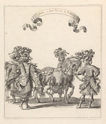Estafier, Cheval de main et Palfrenier Persans (1670)