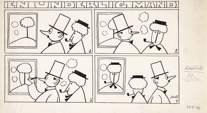 Et Blad Af Serien ‘en Underlig Mand’ (1941 - 1942)