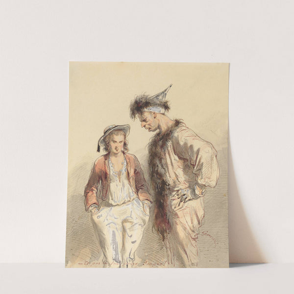 Et pas le Sou pour Souper by Paul Gavarni