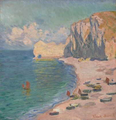 Étretat, The Beach and the Falaise d’Amont