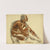 Etude anatomique. Homme écorché, accroupi vers la droite by Arthur-Joseph Gueniot