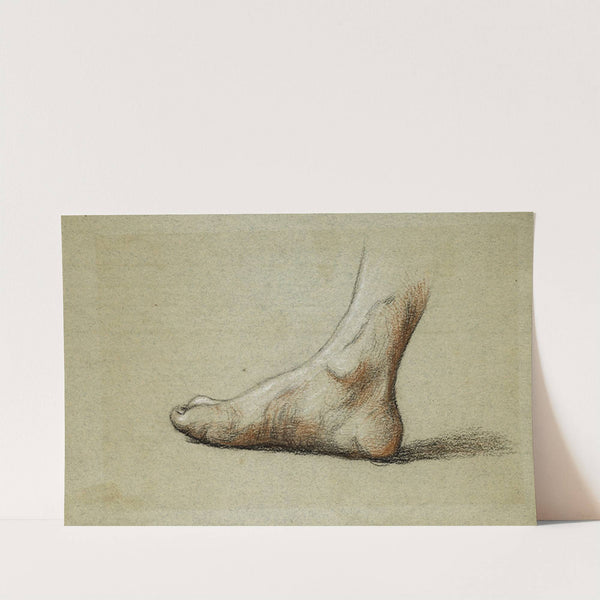 Etude anatomique. Pied droit, à plat, profil gauche by Arthur-Joseph Gueniot