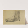 Etude anatomique. Pied gauche, à plat by Arthur-Joseph Gueniot