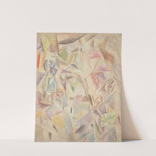 Étude cubiste by Jules Pascin