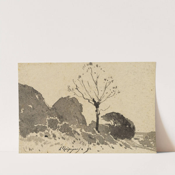 Etude d’arbustes (1892) by Henri-Joseph Harpignies
