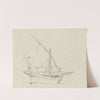 Etude de bateau, Naples. by René Marjolin