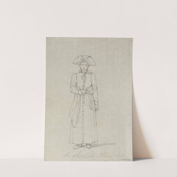 Etude de costume, Po. Annibale Meini Abate by René Marjolin