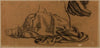 Etude de draperie et étude de doigts (1854-1855)