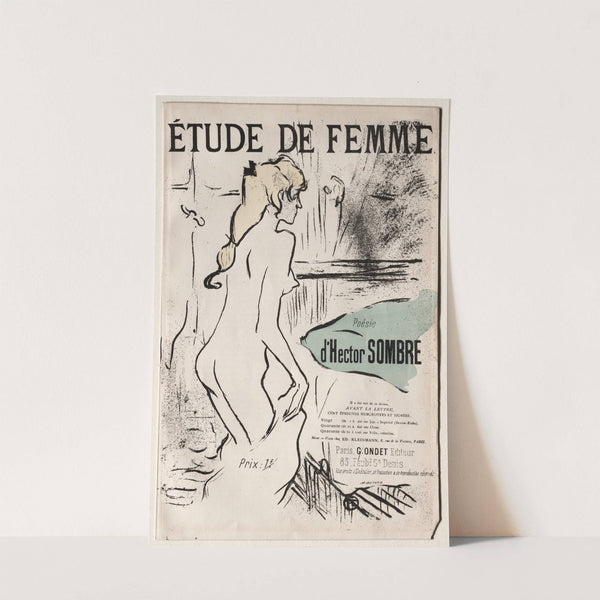 Étude de Femme (1893) by Henri de Toulouse-Lautrec