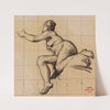 Etude de femme contorsionnée by Henri Leopold Lévy