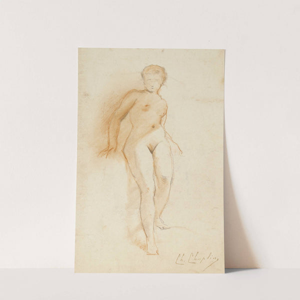 Etude de femme nue by Charles Chaplin