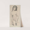 Etude de femme nue, les yeux clos by Ary Ernest Renan
